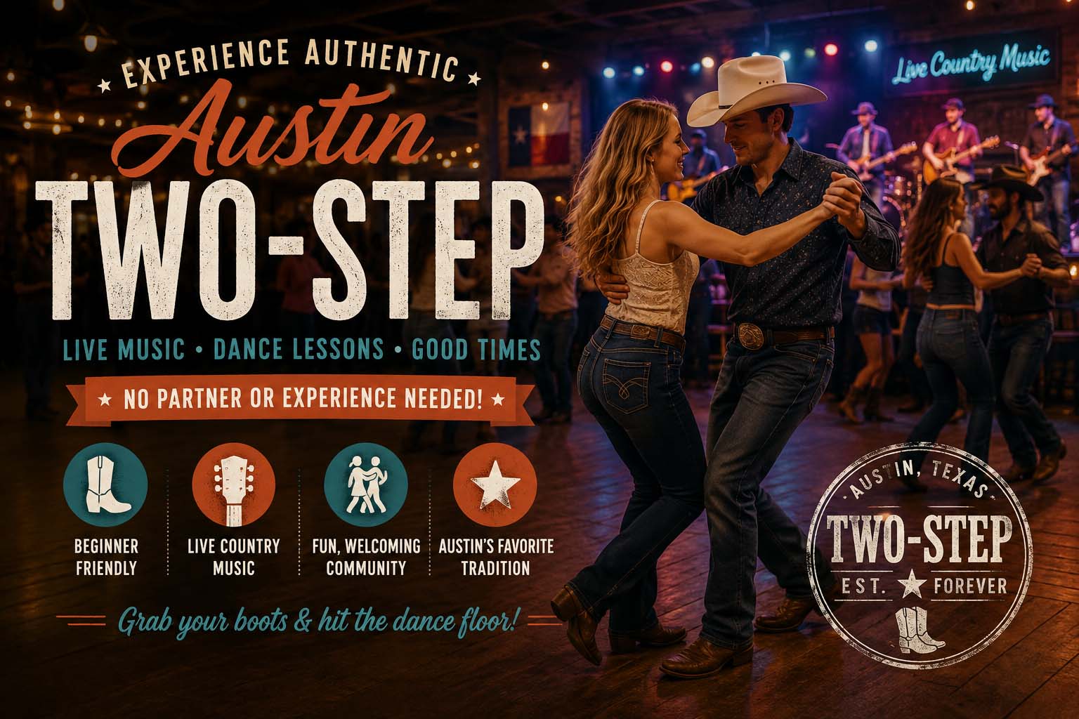 Dancing Austin Two Step
